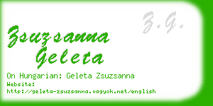 zsuzsanna geleta business card